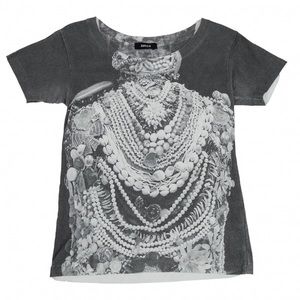 SOLD VINTAGE Zucca Print T-shirt Grey size M